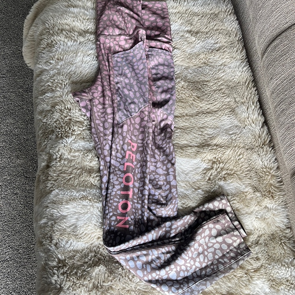 Pebble print ombré leggings